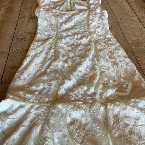 Vintage 90s Cache White Lace Dress - Size 4 | Romantic & Timeless - Picture 4 of 9